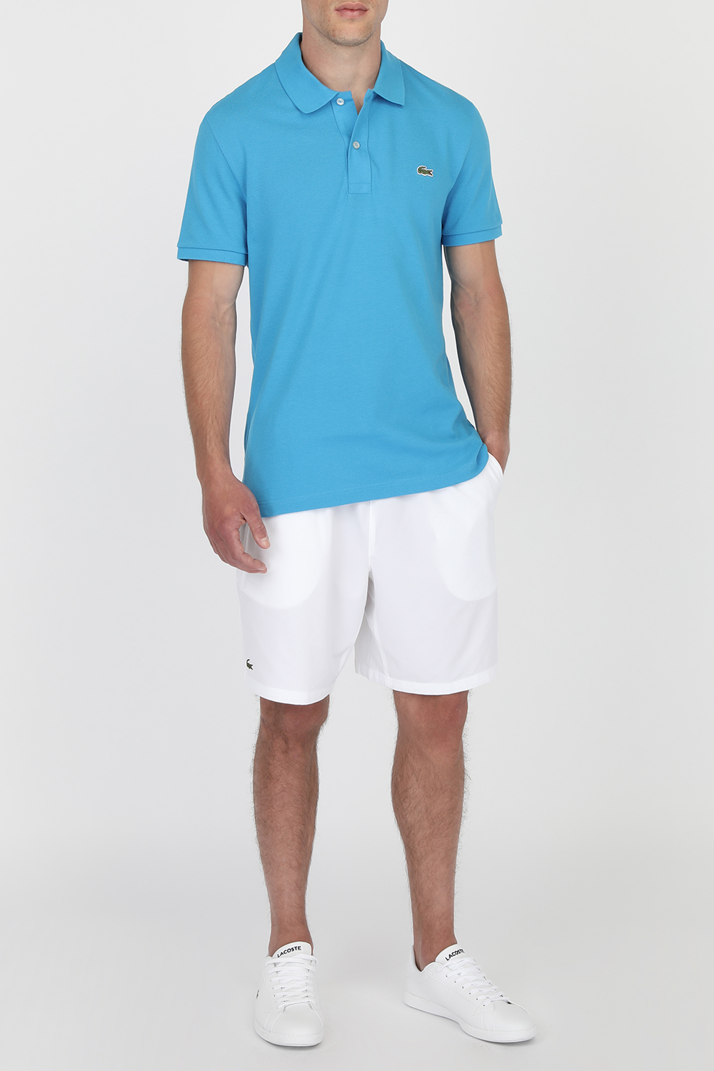 Slim Fit Polo Shirt in Blue